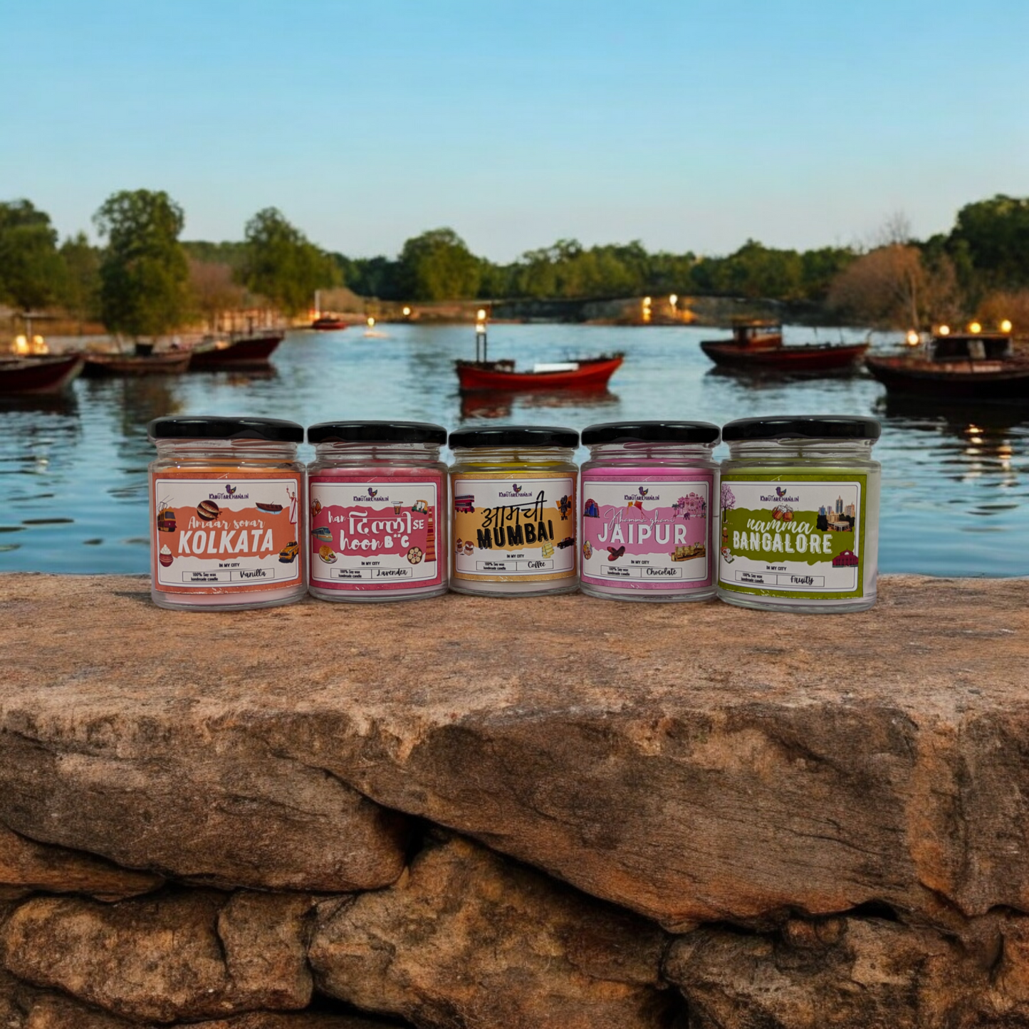 Amaar Sonar Kolkata – Handmade Soy Candle