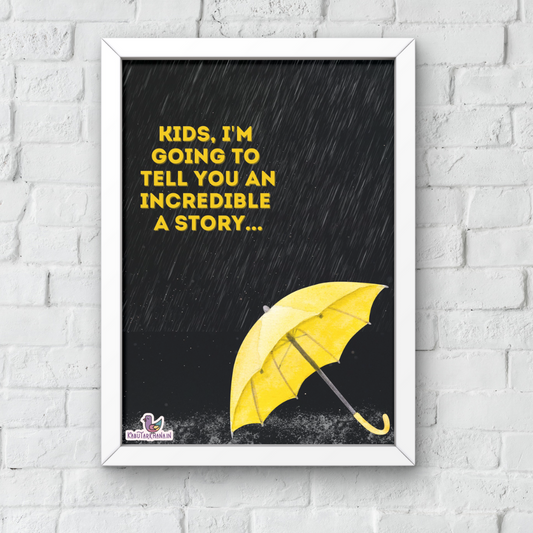How I Met Your Mother: Ted’s Kids Story A3 Wall Frame