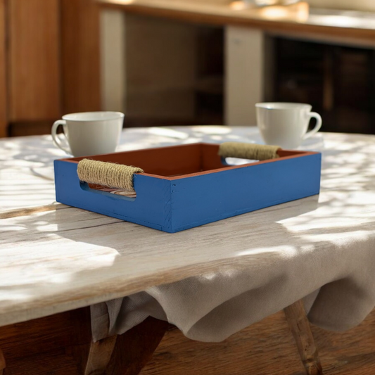 Coffee & Conversations - Pinewood Serving Tray