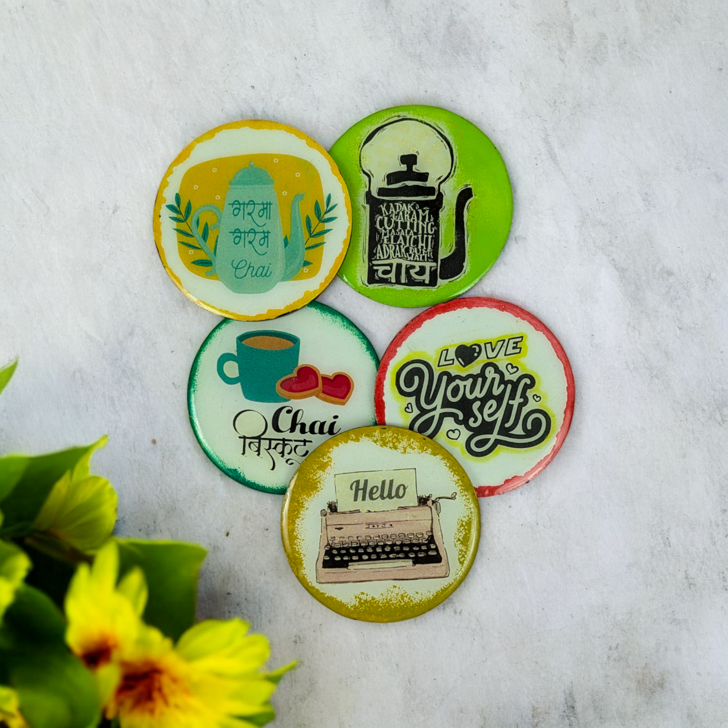 Garama Garam Chai – MDF Fridge Magnet