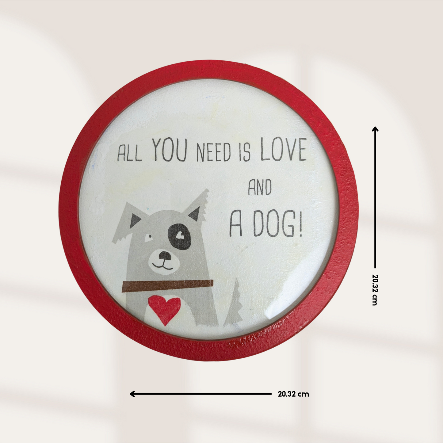 Paws & Love – Set of 2 Wall Plates