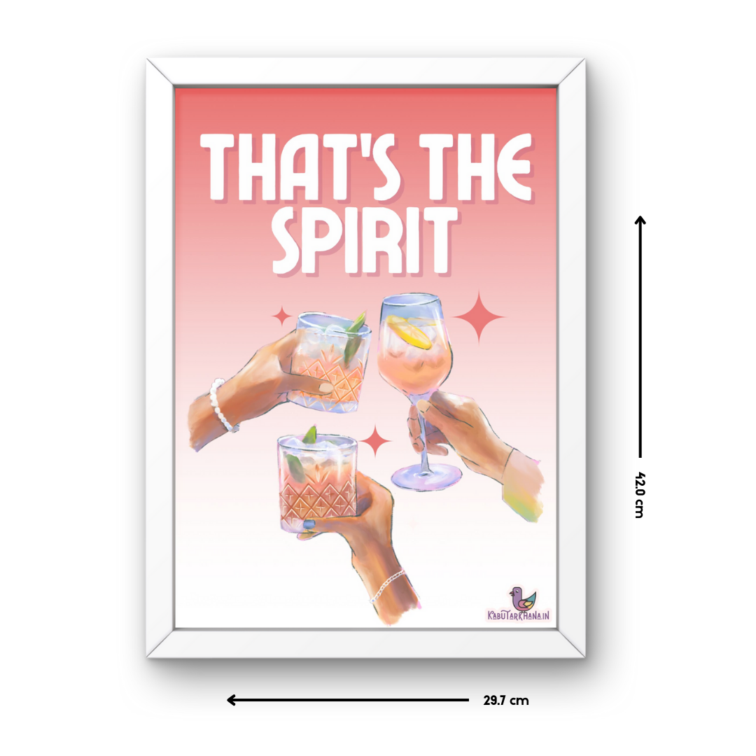 That's the Spirit A3 Wall Frame
