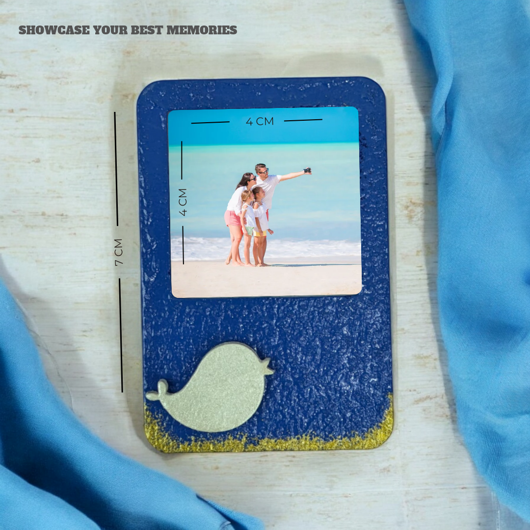 Indigo Frame – Polaroid MDF Magnet