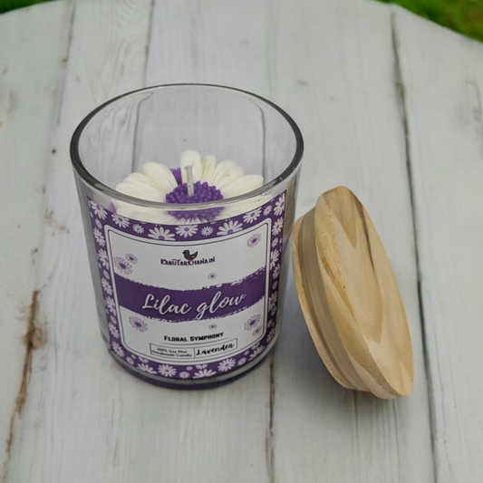Lilac Glow - Handmade Soy Candle