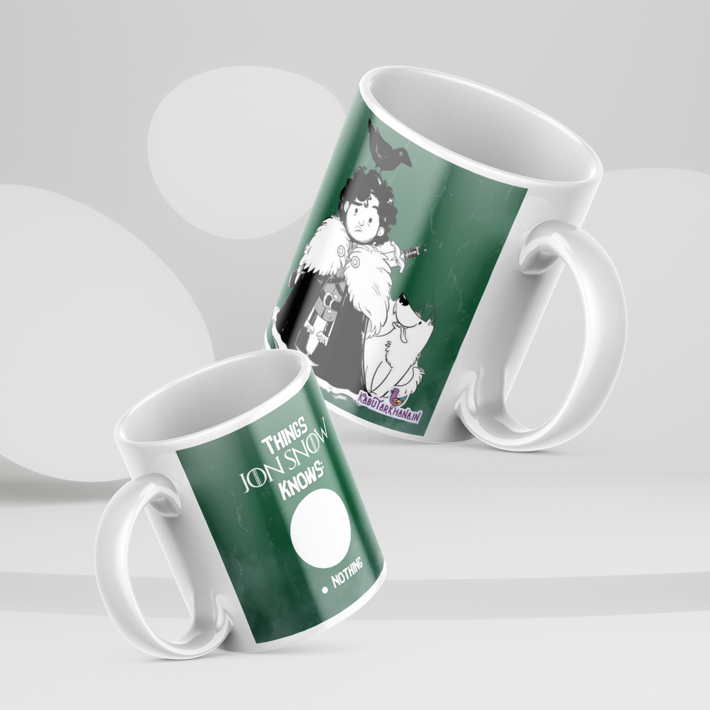 Jon Snow Knows Nothing Coffee Mug