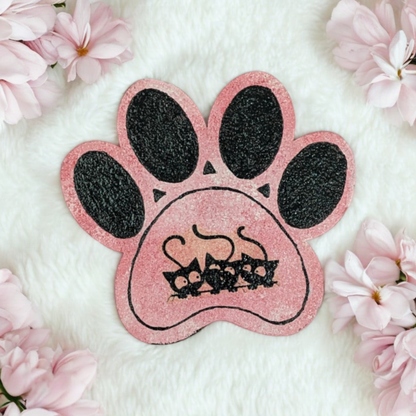 Purrfect Paws – Set of 2 Cat Paw MDF Fridge Magnets