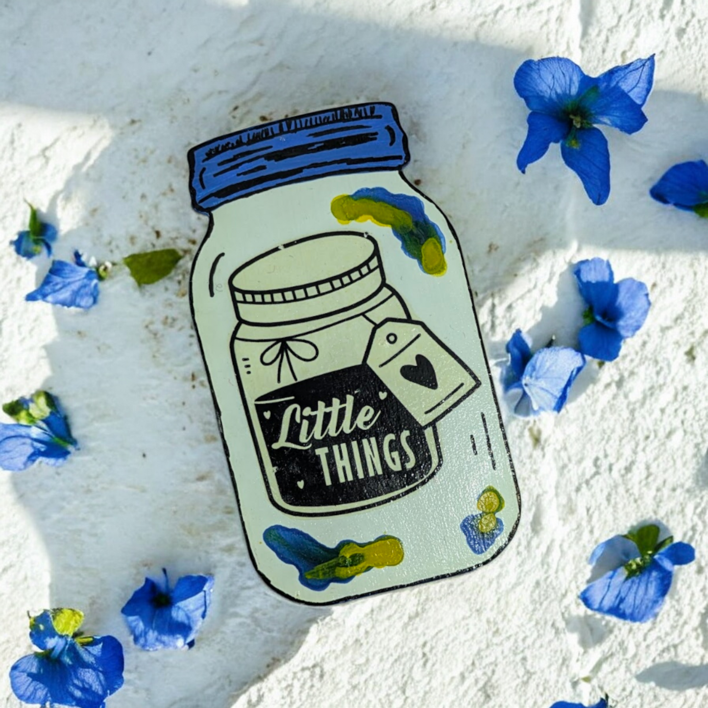 Little Things – Mason Jar Fridge Magnet