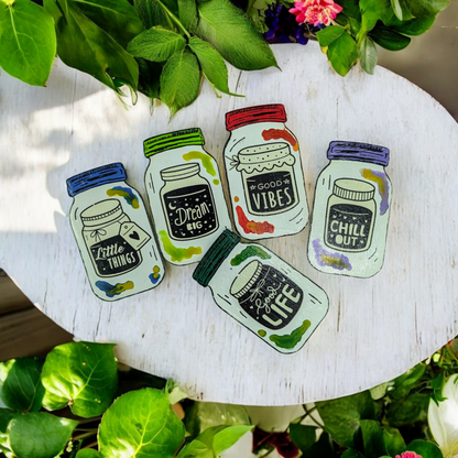 Little Things – Mason Jar Fridge Magnet
