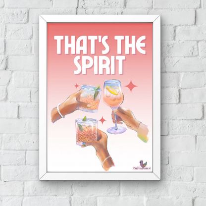 That's the Spirit A3 Wall Frame