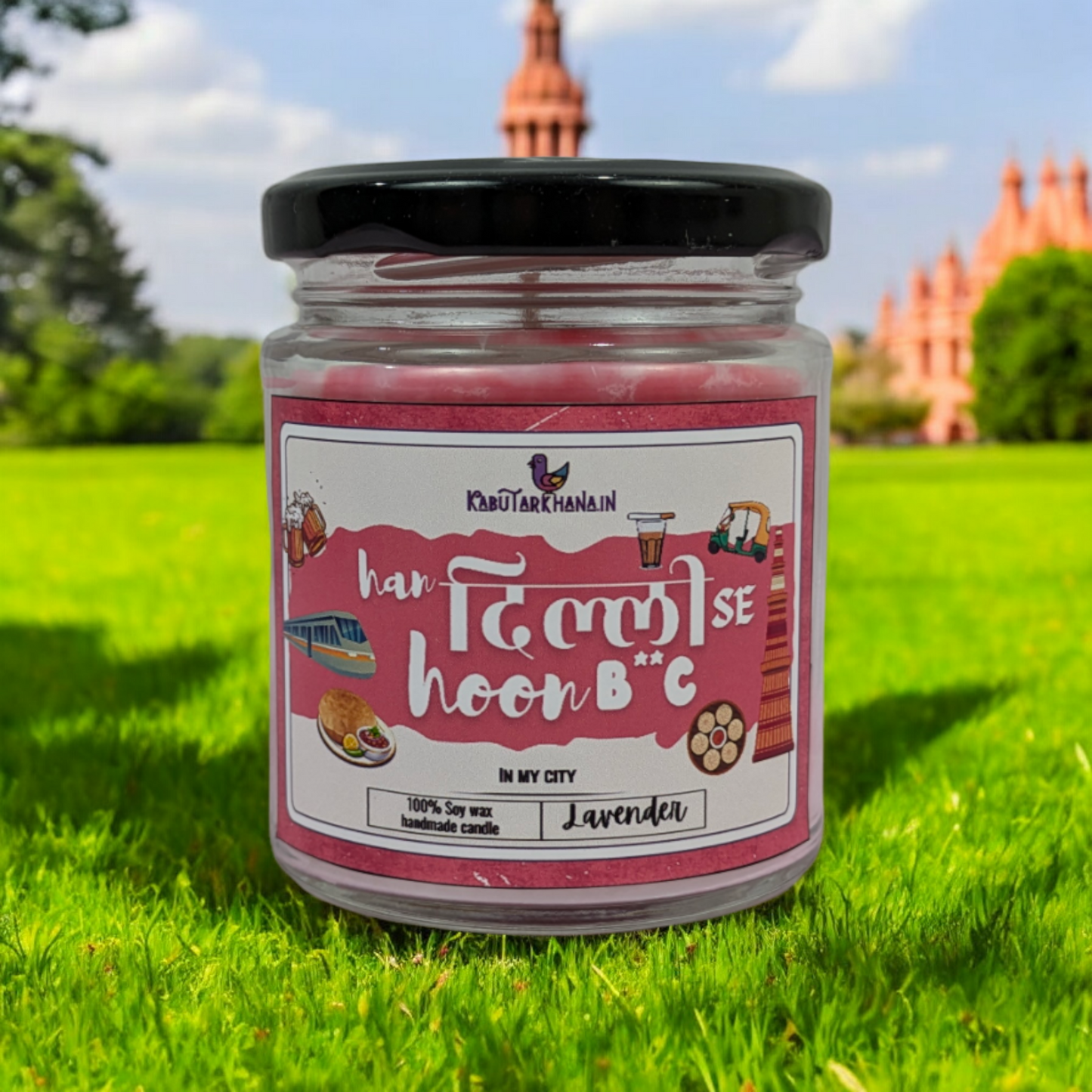 Dil Se Dilli – Handmade Soy Candle