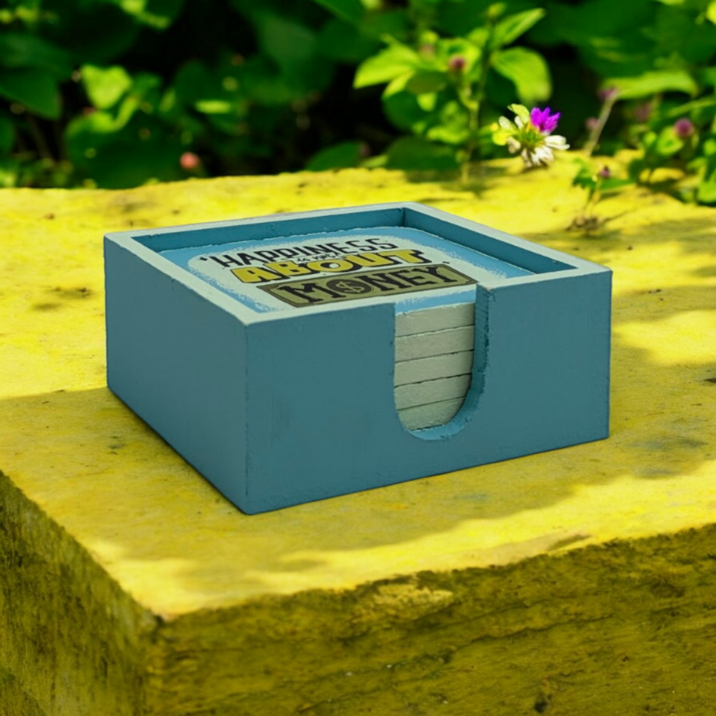 Motivational Moments – Set of 6 Wooden Coasters in a box