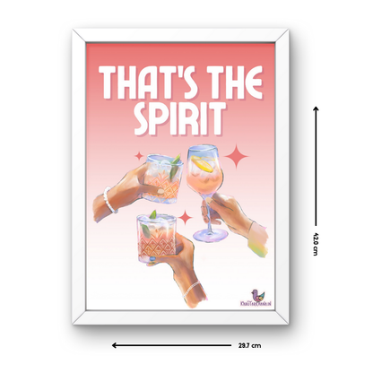 That's the Spirit A3 Wall Frame
