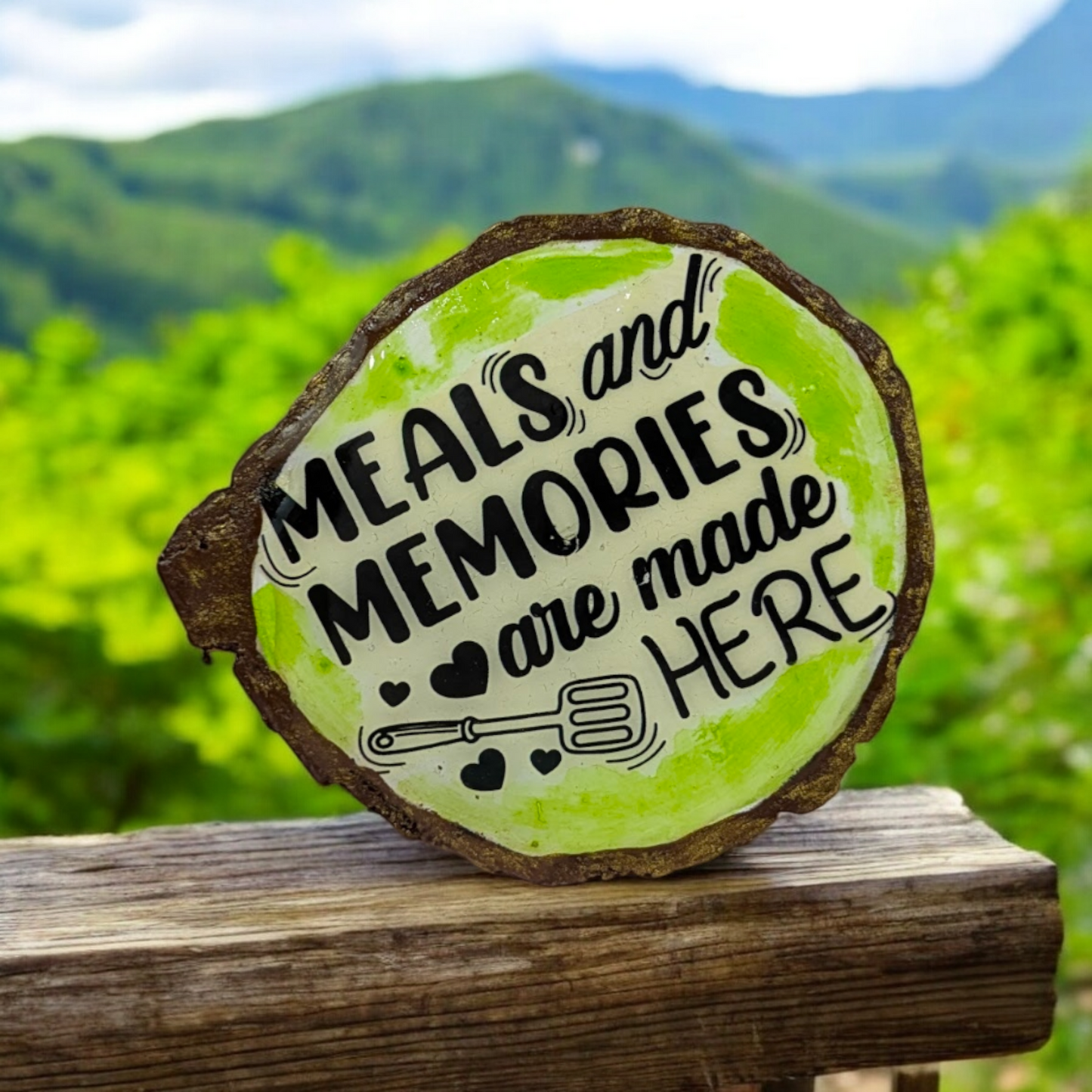 Meals & Memories – Wooden Fridge Magnet