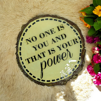 One of a Kind – Wooden Log Slice Fridge Magnet