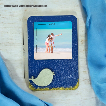 Indigo Frame – Polaroid MDF Magnet