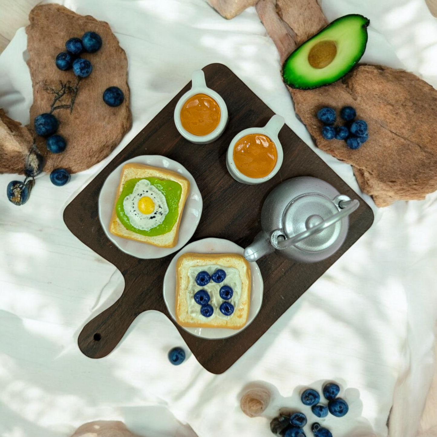 Tea & Breakfast Miniature Set Magnet