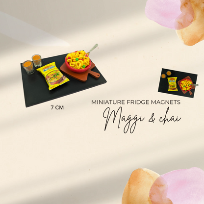 Midnight Maggi – Miniature MDF Fridge Magnet