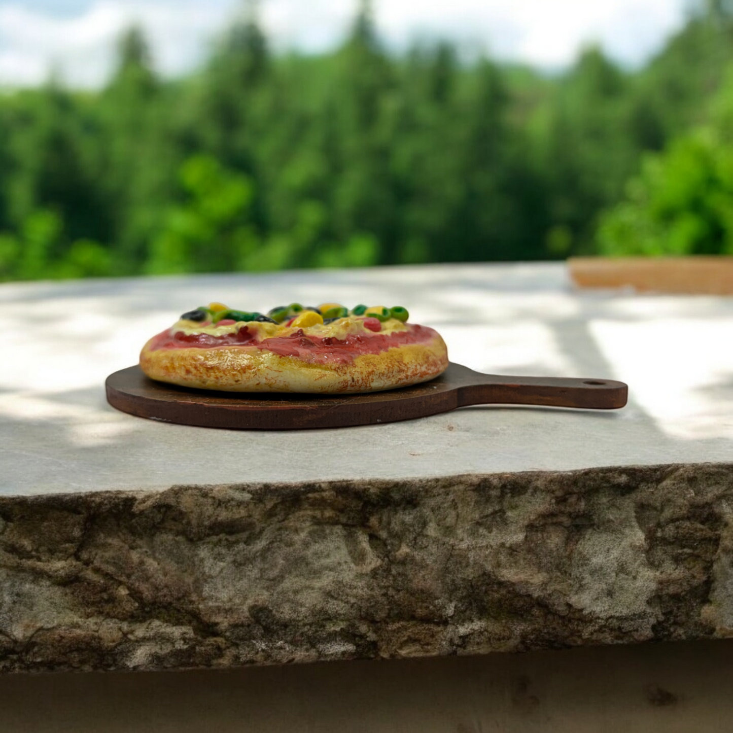 Slice of Happiness – Pizza Miniature Fridge Magnet