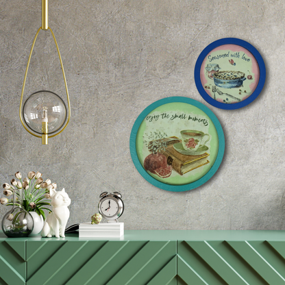 Cozy Moments – Set of 2 Wall Plates