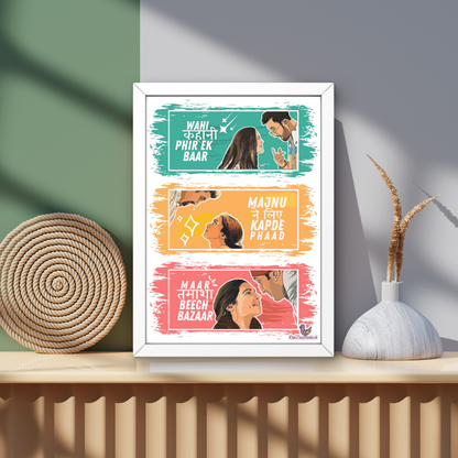 Tamasha : Wahi Kahani A3 Wall Frame