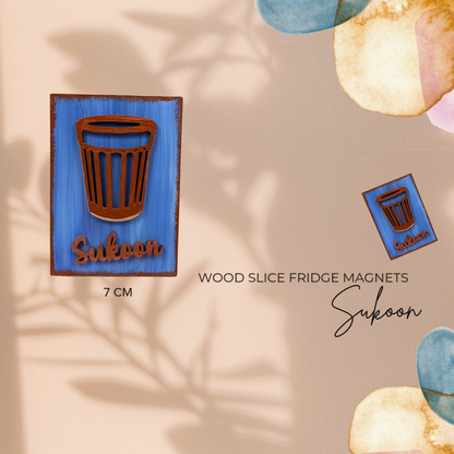 Sukoon – MDF Fridge Magnet