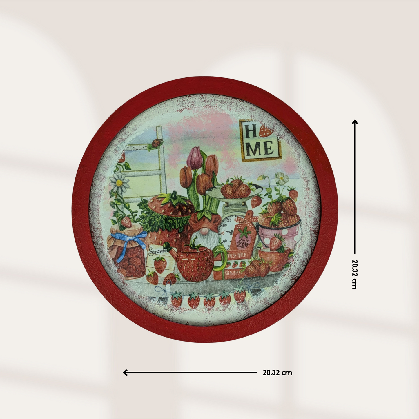 Tulip & Strawberry Fields – Set of 2 Wall Plates