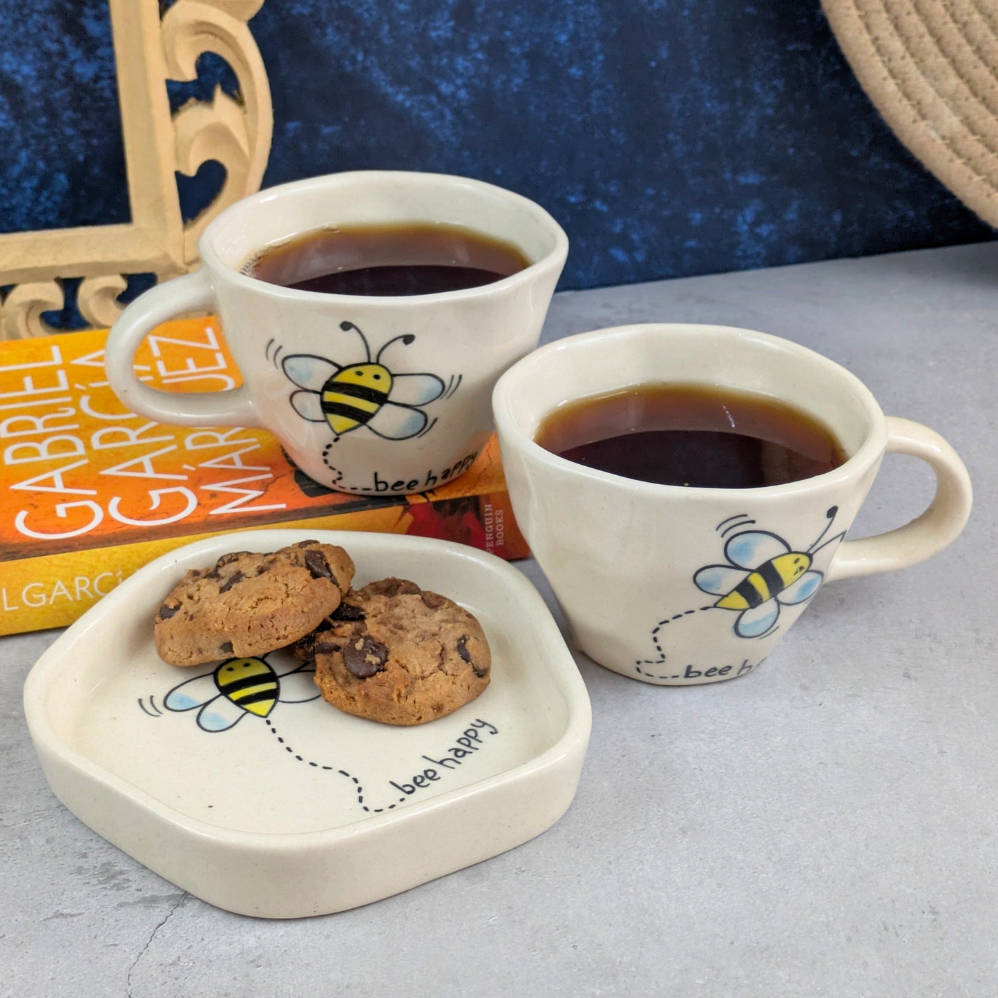 Bee Happy Ceramic Mug