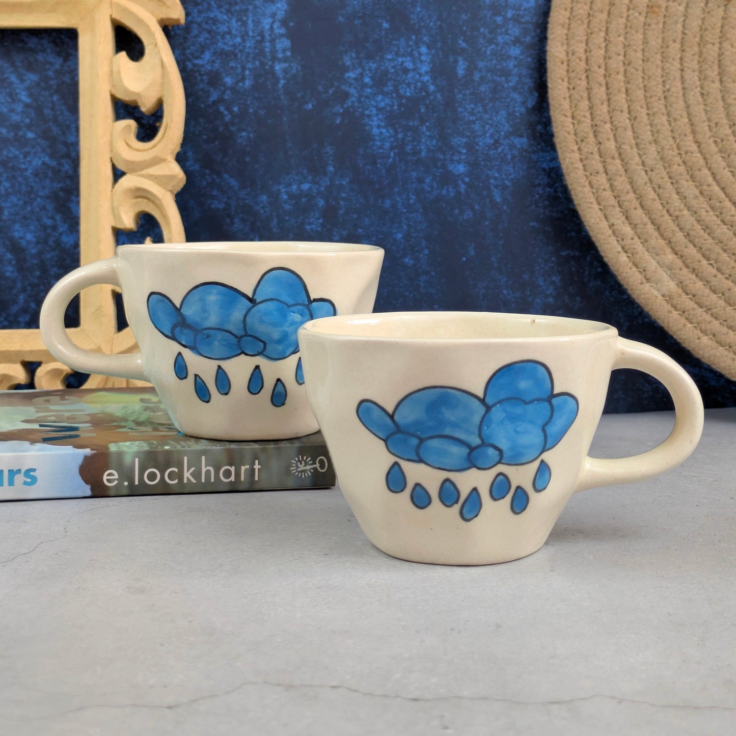 Blue Cloud Ceramic Mug