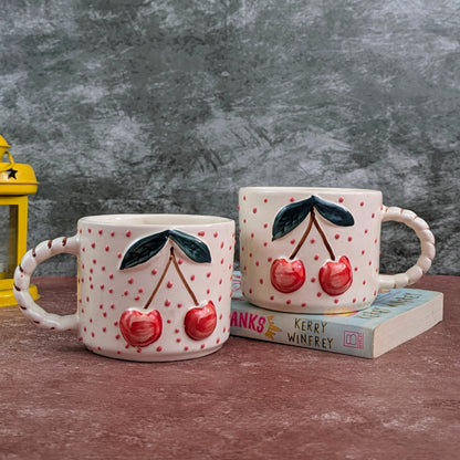 Cherry on Top Ceramic Coffee Mug