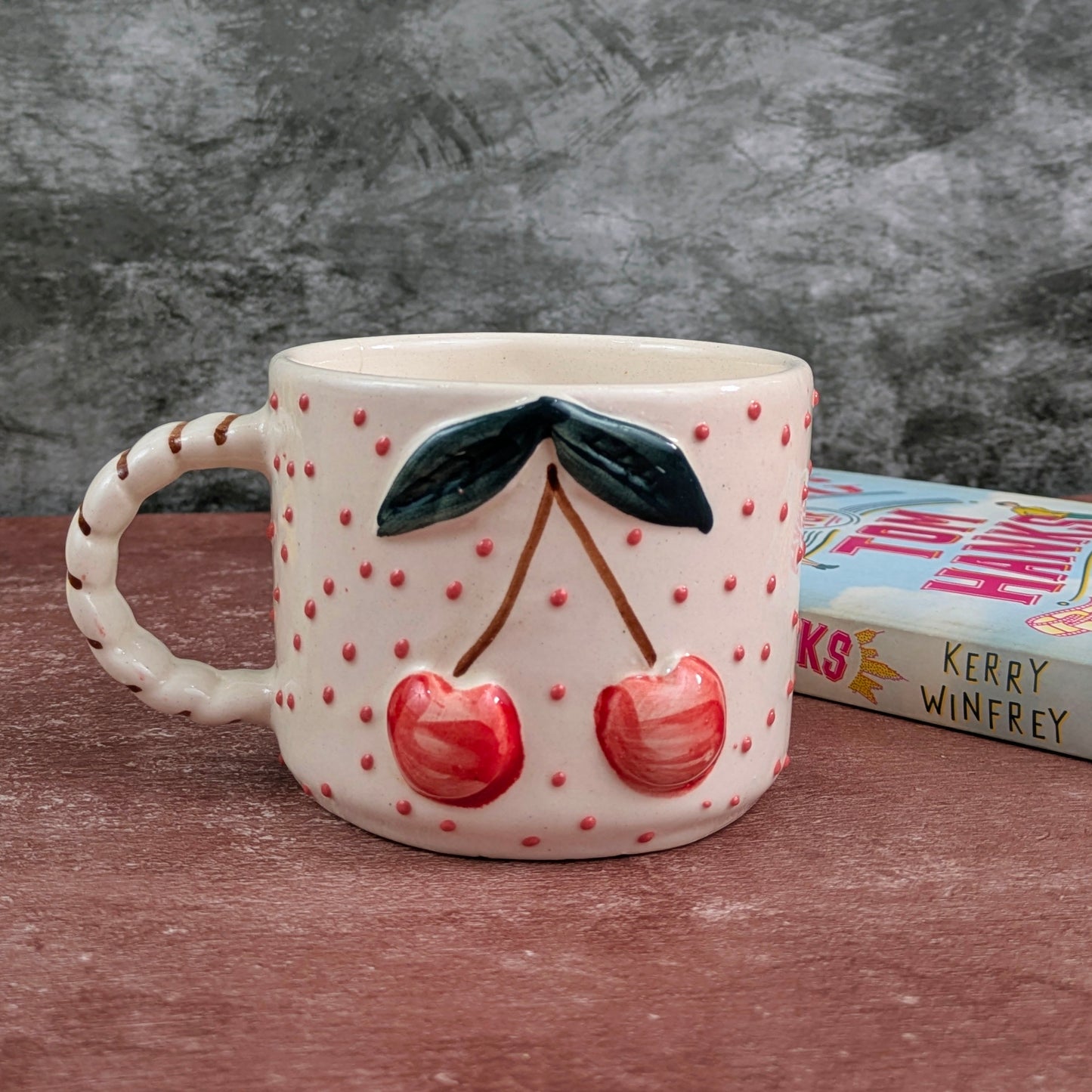 Cherry on Top Ceramic Coffee Mug