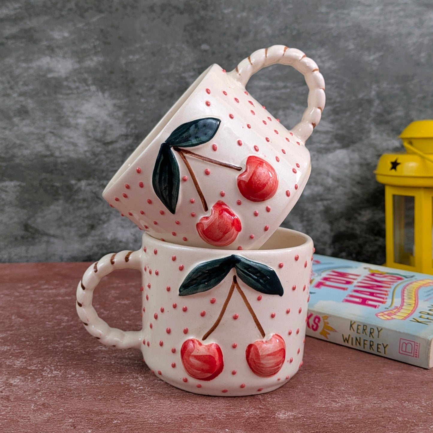 Cherry on Top Ceramic Coffee Mug