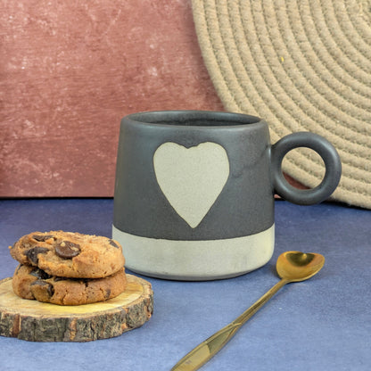 Minimalist Heart Ceramic Mug