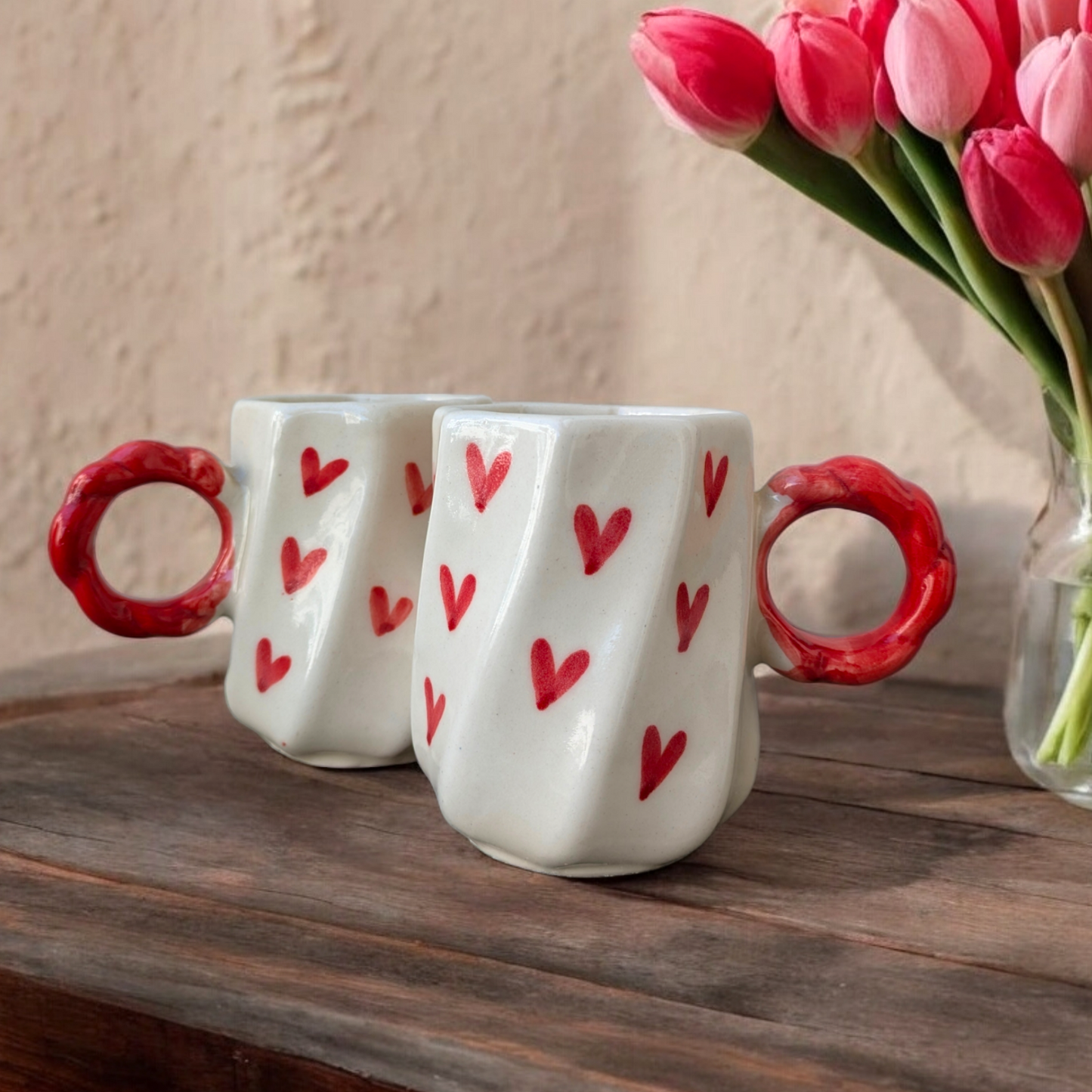Twisted Hearts Ceramic Mug