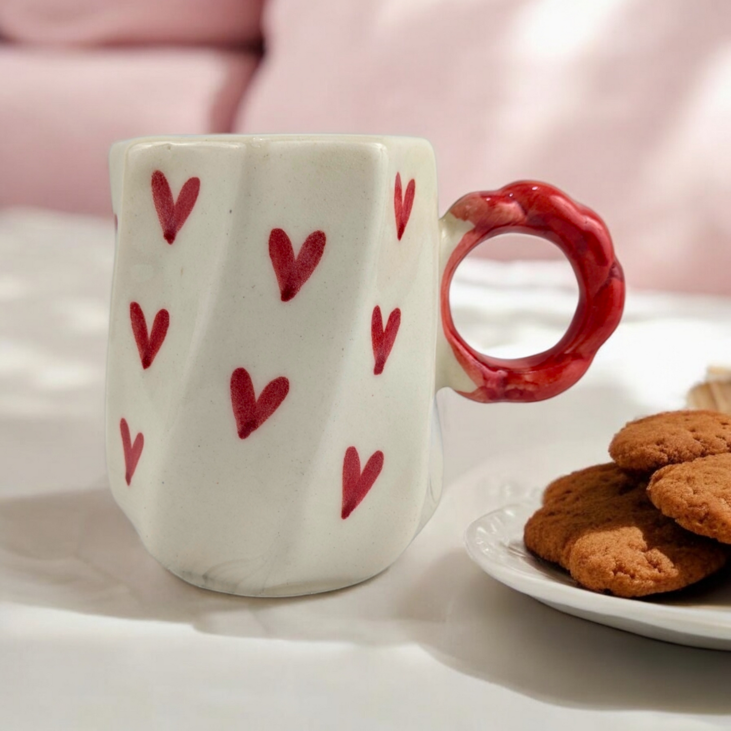 Twisted Hearts Ceramic Mug