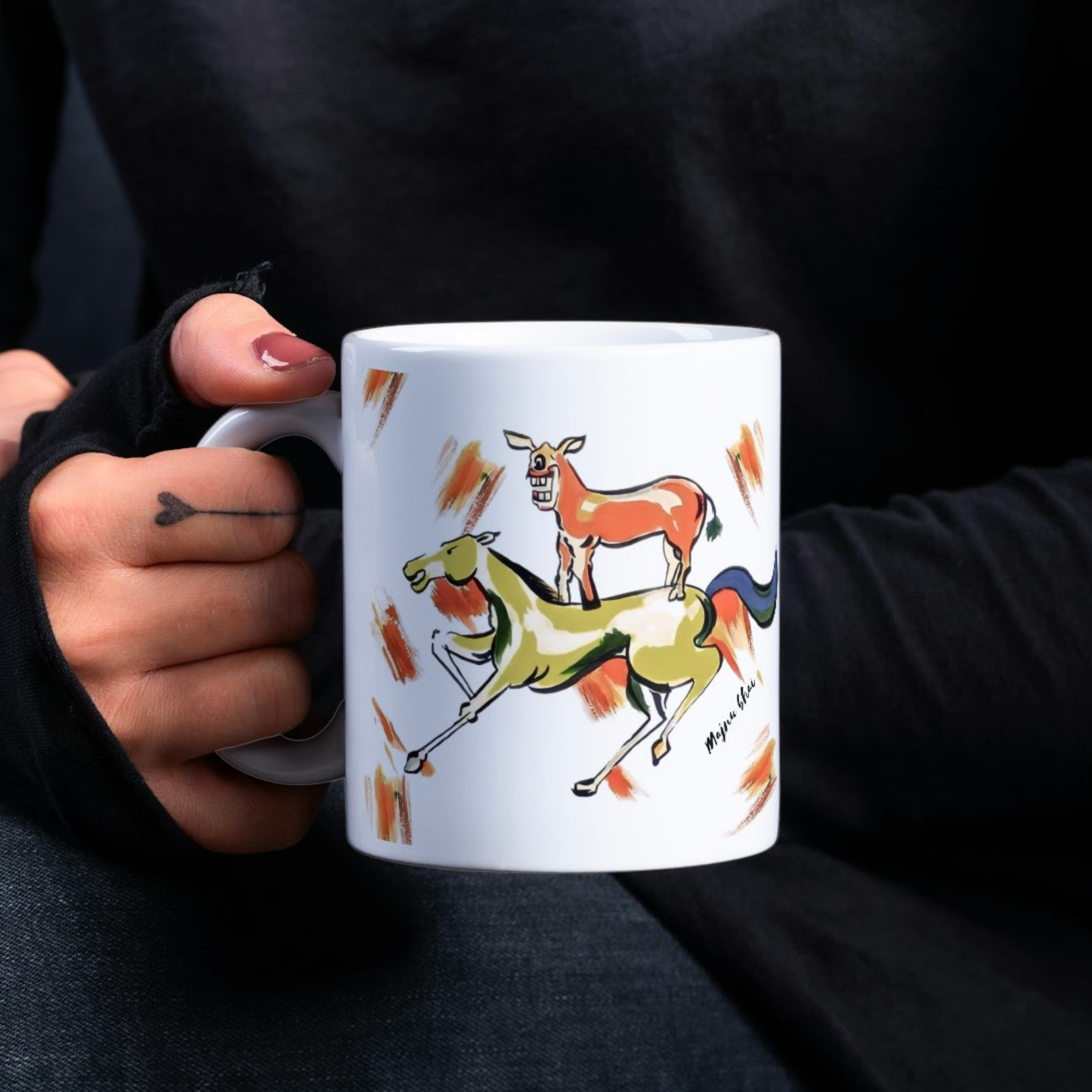 Majnu Bhai Painting Coffee Mug