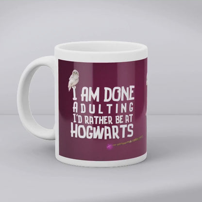 Harry Potter - Done with Adulting Coffee Mug